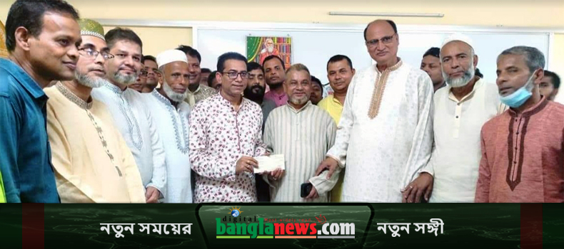 প্রধানমন্ত্রীর পক্ষে ১৫ লক্ষ টাকার আর্থিক অনুদানের চেক বিতরণ করলেন জননেতা আমিনুল ইসলাম আমিন