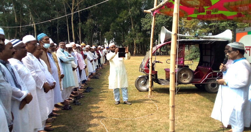 রাণীশংকৈলে হাজারো মুসল্লির অংশগ্রহণে প্রধান শিক্ষকের জানাযা নামাজ সম্পন্ন