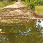 ফুলবাড়ীতে ব্রীজ ভেঙে যোগাযোগ বিছিন্ন, এলাকাবাসীর দুর্ভোগ