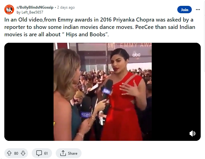 https://www.reddit.com/r/BollyBlindsNGossip/comments/14pnggc/in_an_old_videofrom_emmy_awards_in_2016_priyanka/?utm_source=embedv2&utm_medium=post_embed&utm_content=post_title&embed_host_url=https://www.channel24bd.tv/entertainment/article/162401/%C2%A0%E2%80%98%E0%A6%AD%E0%A6%BE%E0%A6%B0%E0%A6%A4%E0%A7%80%E0%A7%9F-%E0%A6%B8%E0%A6%BF%E0%A6%A8%E0%A7%87%E0%A6%AE%E0%A6%BE-%E0%A6%AE%E0%A6%BE%E0%A6%A8%E0%A7%87%E0%A6%87-%E0%A6%AC%E0%A6%95%E0%A7%8D%E0%A6%B7%E0%A6%AF%E0%A7%81%E0%A6%97%E0%A6%B2-%E0%A6%93-%E0%A6%A8%E0%A6%BF%E0%A6%A4%E0%A6%AE%E0%A7%8D%E0%A6%AC%E2%80%99-%E0%A6%AA%E0%A7%8D%E0%A6%B0%E0%A6%BF%E0%A7%9F%E0%A6%BE%E0%A6%99%E0%A7%8D%E0%A6%95%E0%A6%BE%E0%A6%B0-%E0%A6%AE%E0%A6%A8%E0%A7%8D%E0%A6%A4%E0%A6%AC%E0%A7%8D%E0%A6%AF%E0%A7%87-%E0%A6%95%E0%A7%8D%E0%A6%B7%E0%A7%81%E0%A6%AC%E0%A7%8D%E0%A6%A7-%E0%A6%A8%E0%A7%87%E0%A6%9F%E0%A6%BF%E0%A6%9C%E0%A7%87%E0%A6%A8%E0%A6%B0%E0%A6%BE