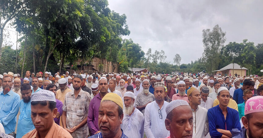 এমপি সেলিনা জাহান লিটার ছোট ভাই লিটন চেয়ারম্যানের জানাযা হাজারো মুসল্লীর অংশগ্রহণে অনুষ্ঠিত