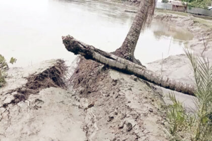 কপোতাক্ষ নদের অব্যাহত ভাঙ্গনে মানচিত্র থেকে হারিয়ে যাচ্ছে কয়েকটি গ্রাম