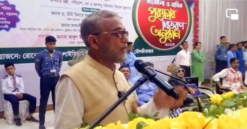 শিক্ষাক্ষেত্রে সবচাইতে বেশি বরাদ্দ দিয়েছে সরকার: পরিবেশমন্ত্রী