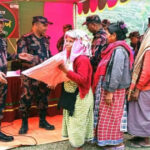 ১০০ জন অসহায় শীতার্ত মানুষের পাশে ৫২ ব্যাটালিয়ান বিজিবি