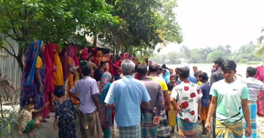 নেত্রকোণার মদনে শিশু নিহতের ঘটনায় এলাকাবাসীর ক্ষোভ