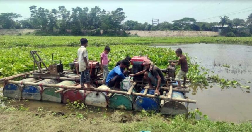 মুরাদনগরে ৪ টি অবৈধ ড্রেজার মেশিন এবং ৮ হাজার ফুট পাইপ জব্দ