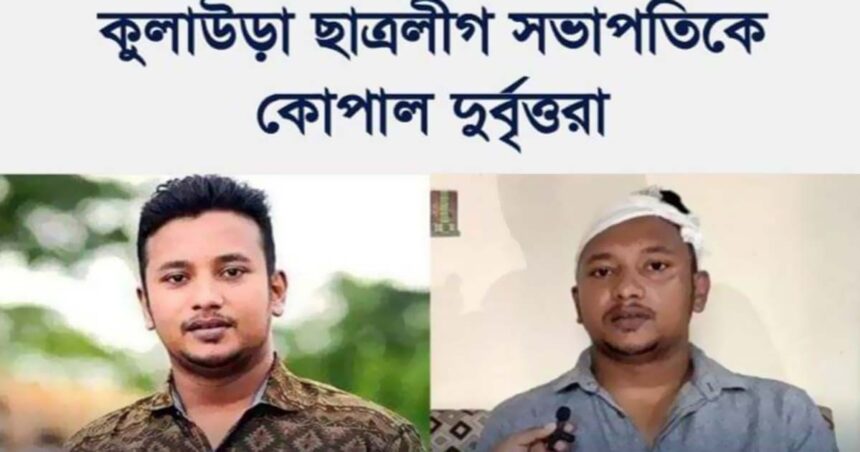 ছাত্রলীগের উপজেলা সভাপতিকে অস্ত্র দিয়ে কুপিয়েছে দুর্বৃত্তরা