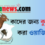 জেনে নিন কাদের জন্য কুরবানি করা ওয়াজিব