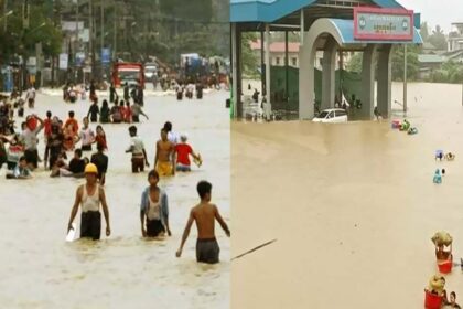 মিয়ানমারের উত্তরাঞ্চলে বন্যা, পানিবন্দি ১০ হাজারের বেশি মানুষ