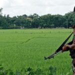 লালমনিরহাট সীমান্তে বিএসএফের কাঁটাতারের বেড়া নির্মাণের চেষ্টা, বিজিবির বাধা