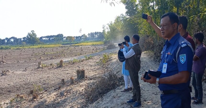 ডোমারের শব্দিগঞ্জ বনবিভাগের শত শত গাছ কর্তন, আটক-১