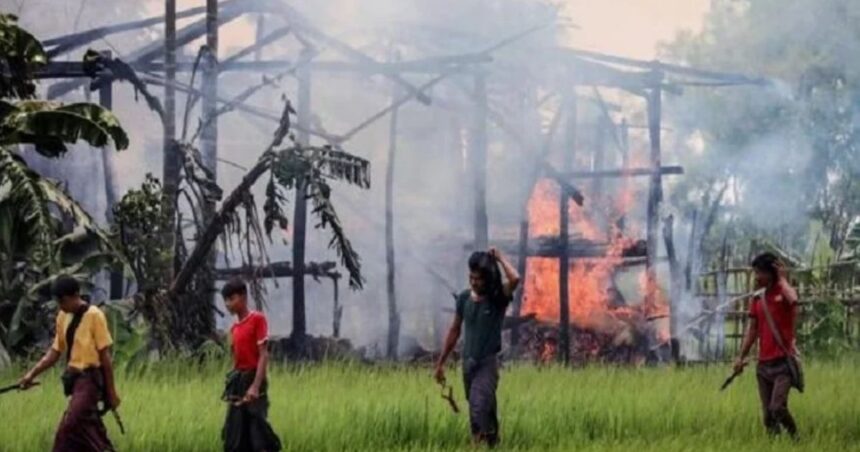 মংডু টাউনশিপের রোহিঙ্গা গ্রামগুলো পুড়িয়ে দিয়েছে আরাকান আর্মি