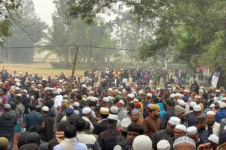 মৌলভীবাজার বিএনপি'র নবগঠিত আহ্বায়ক কমিটির সদস্য গাজী মারুফের জানাযা সম্পন্ন